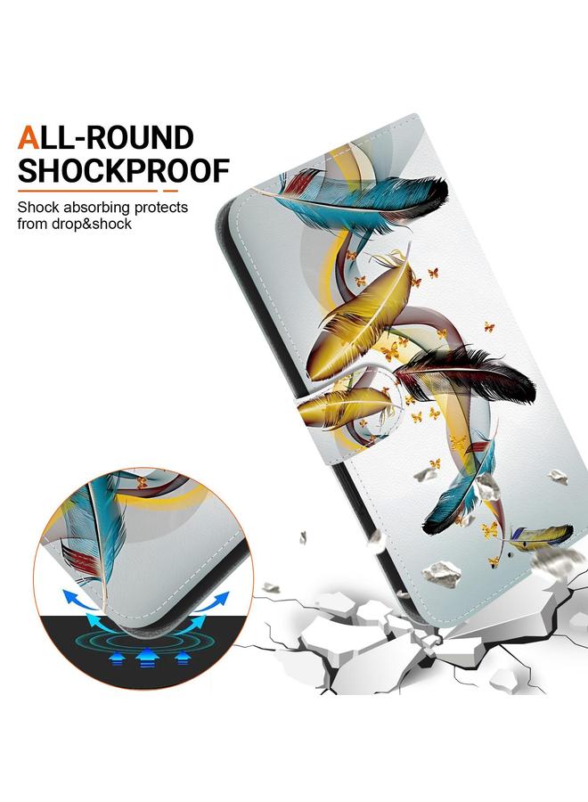 S-TOP Case For OPPO Reno11 F Global Crystal Texture Colored Drawing Leather Phone Case - Image 5