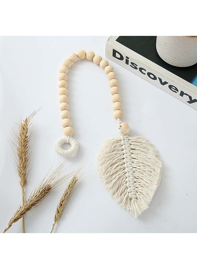 انتيكيانو اربطة ستائر مكرامية من قطعتين بلون كريمي بوهيمي لديكور المنزل Eclectic - Image 4