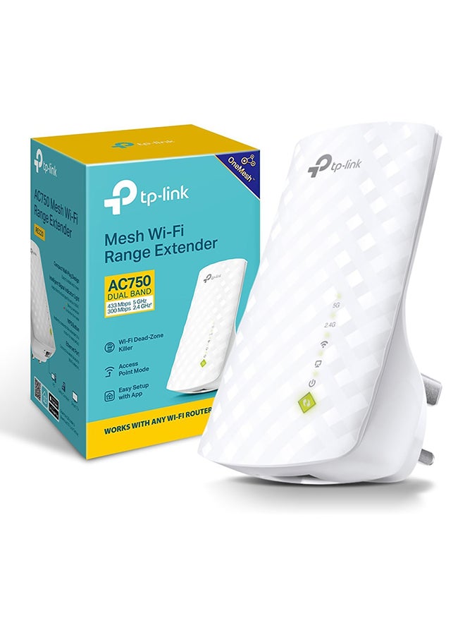 TP-LINK Mesh WiFi Extender AC750 (RE220) Dual Band Devices Up to 733Mbps White - Image 3
