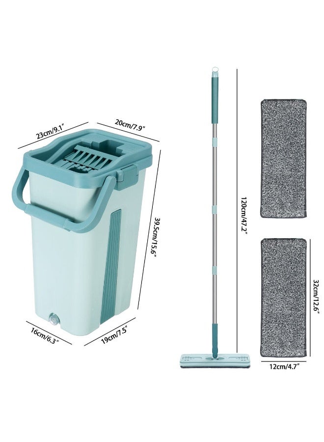El Helal & Golden Star Smart mop and bucket, for cleaning and polishing parquet and floors - Image 4
