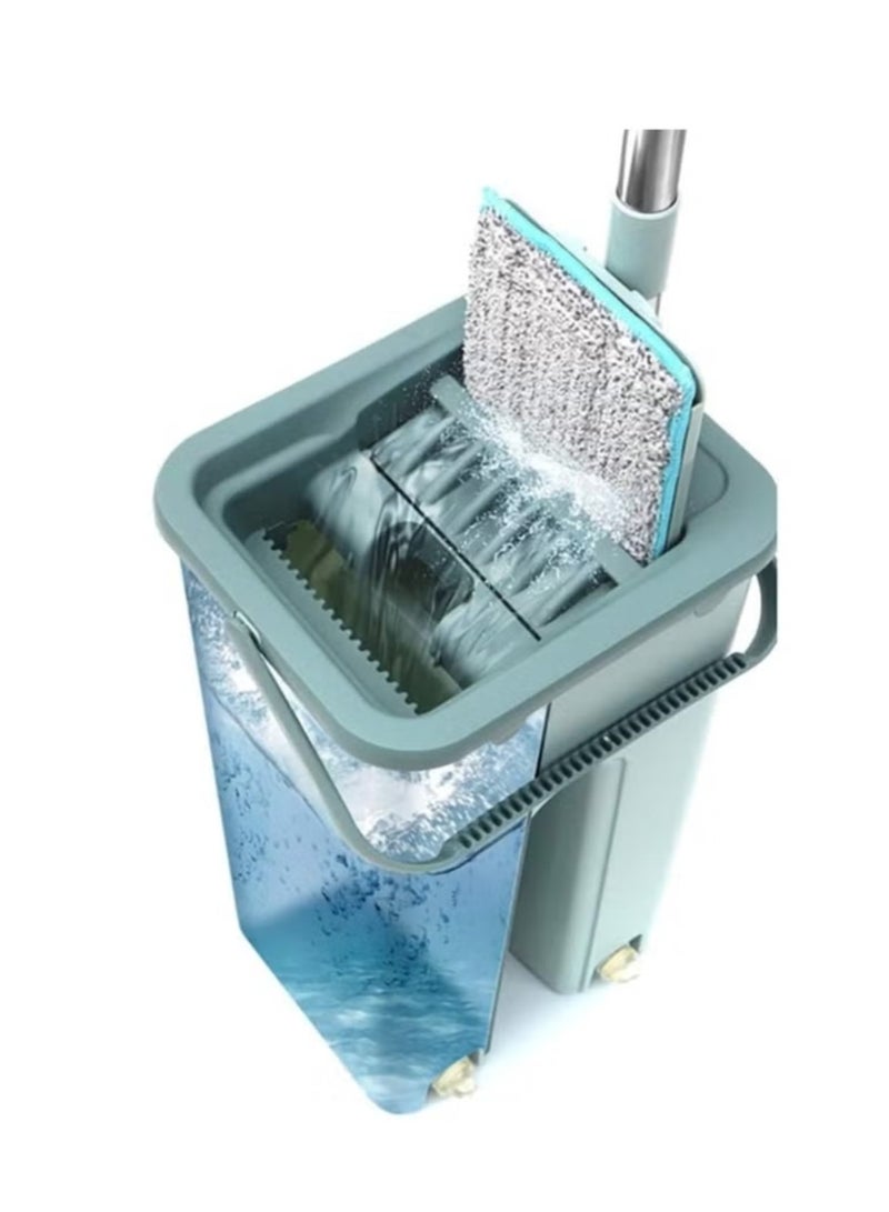 El Helal & Golden Star Smart mop and bucket, for cleaning and polishing parquet and floors - Image 5