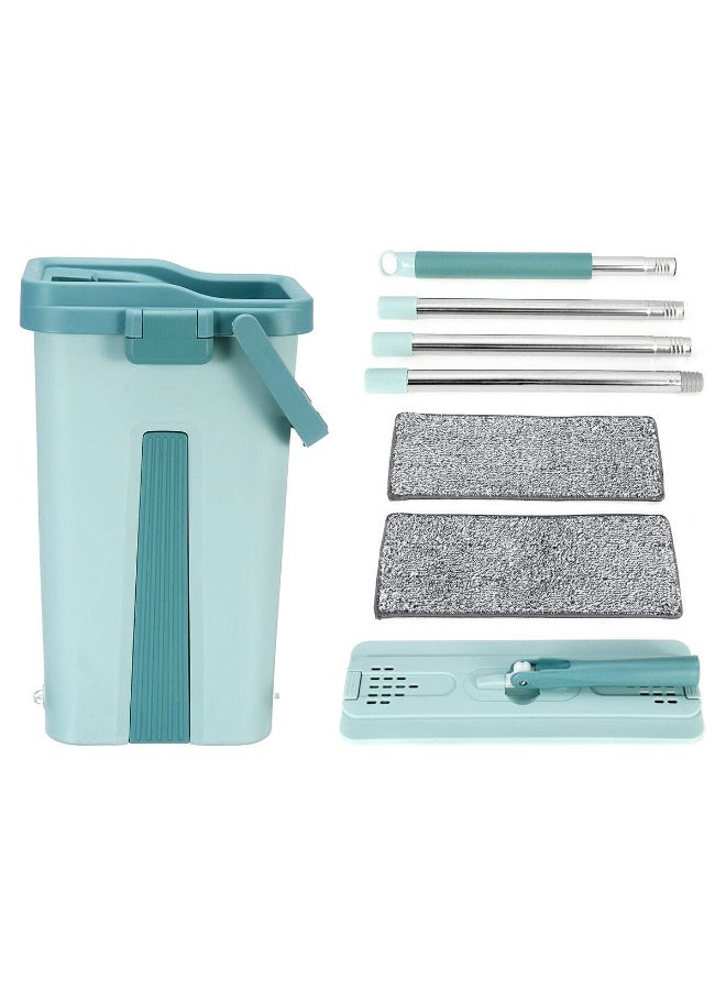 El Helal & Golden Star Smart mop and bucket, for cleaning and polishing parquet and floors - Image 2