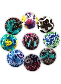 Generic PAKSPAK 9 Pack Moon Space Bouncy Balls for Kids, Super Bouncy Balls for Kids, Bouncing Balls, Easter Busket Stuffers, Easter Toys for Boys Aged 3 4 5 6 