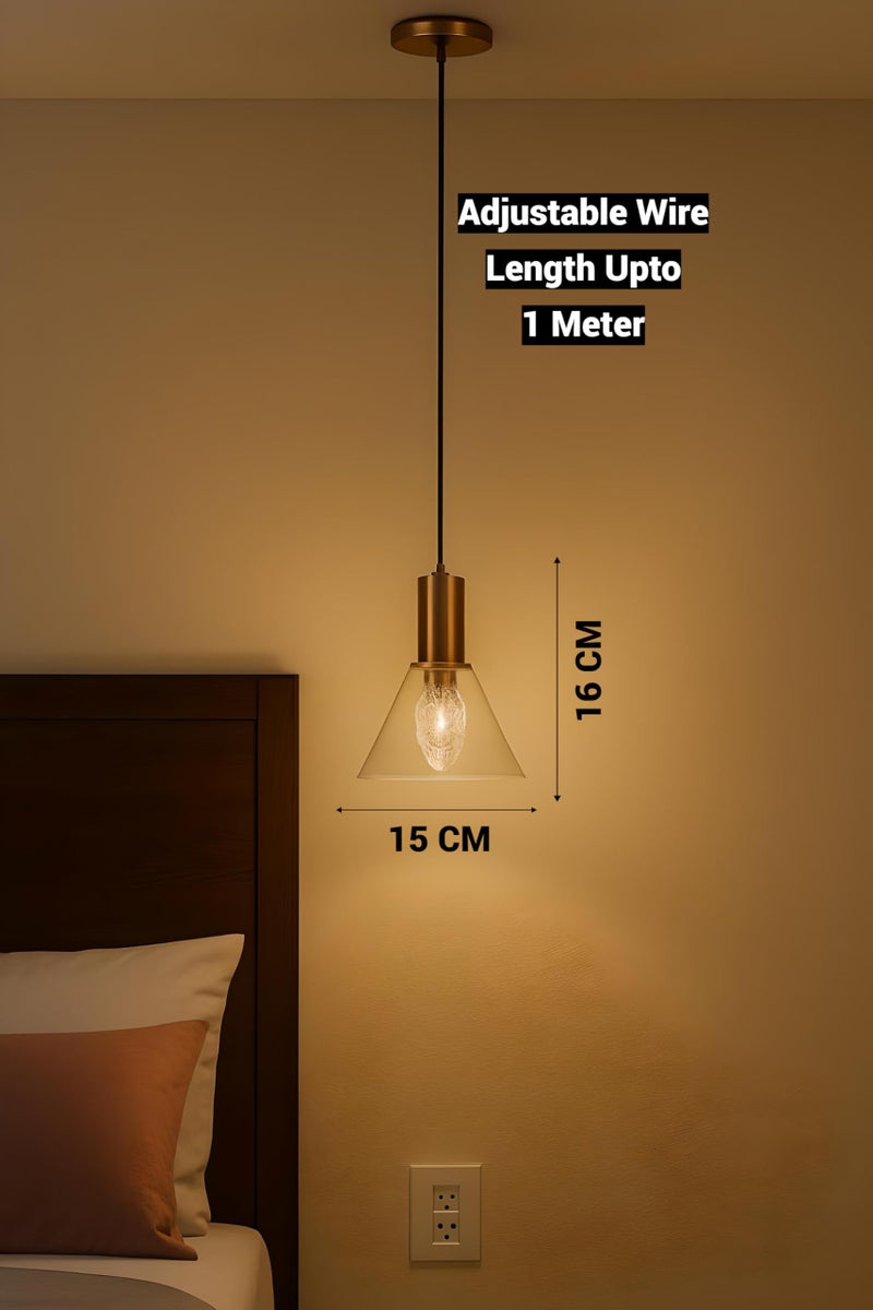 FILLISKA® Luxurious Hanging/Pendant Light. Warmwhite Light (Acrylic RoseGold-163) - Image 5