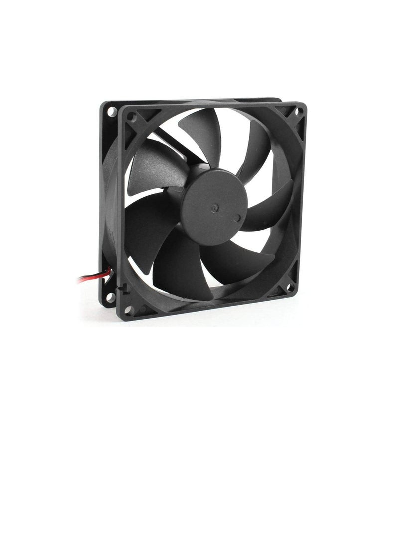 مروحة تبريد وحدة المعالجة المركزية للكمبيوتر DC 12V 2Pin (92 مم) - Image 2