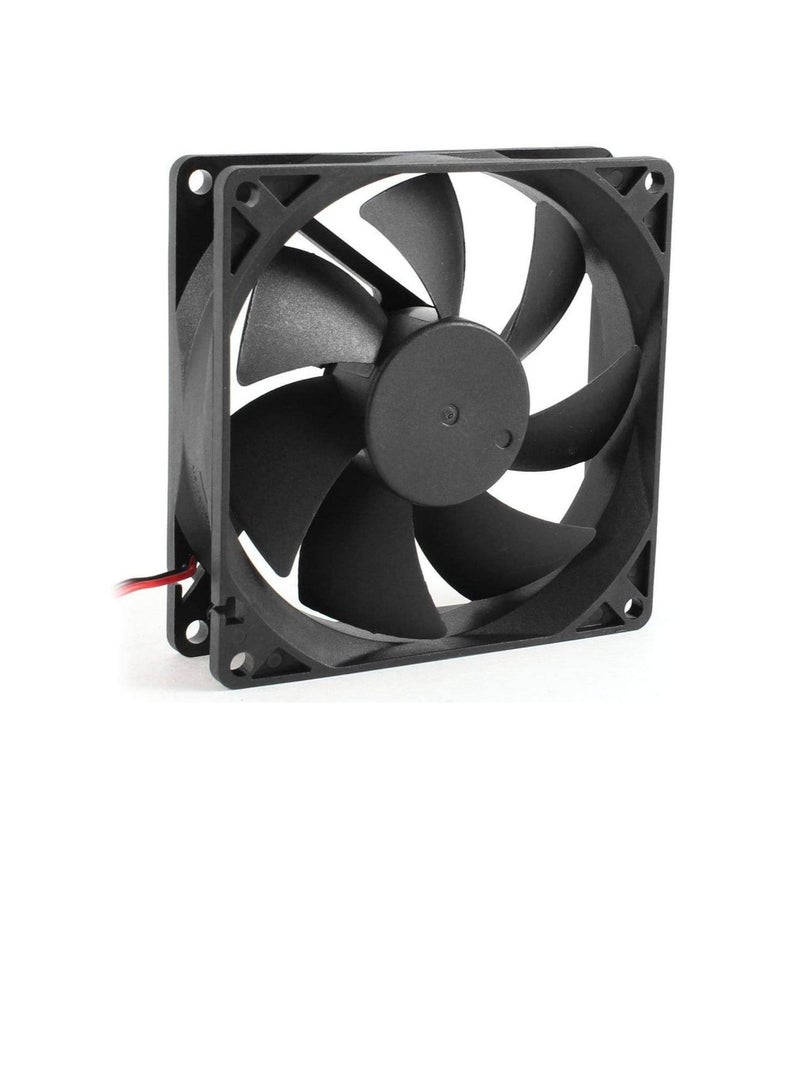 مروحة تبريد وحدة المعالجة المركزية للكمبيوتر DC 12V 2Pin (92 مم) - Image 1