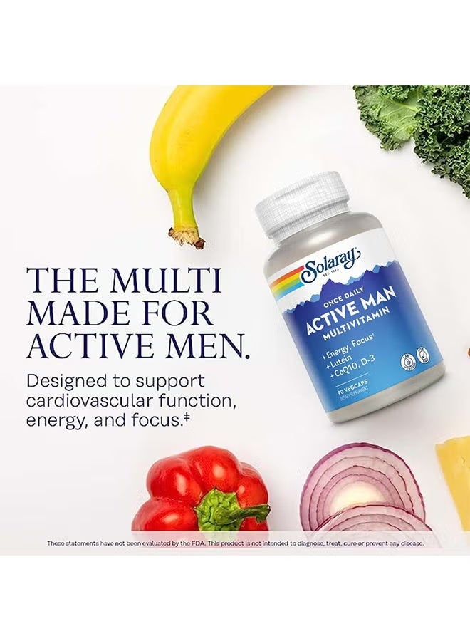 سولاراي، فيتامينات متعددة للاستخدام اليومي للرجال، 90 كبسولة نباتية، تركيبة يومية كاملة للرجال - Image 4