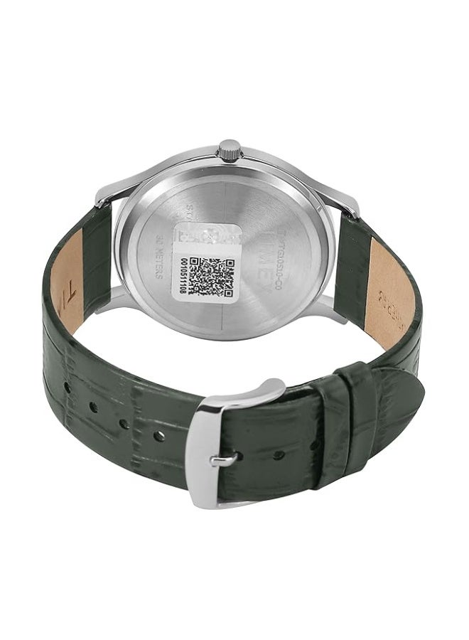 TIMEX Analog Watch for Men with Round Dial & Water Resistant Man's Wrist Watches - Image 3