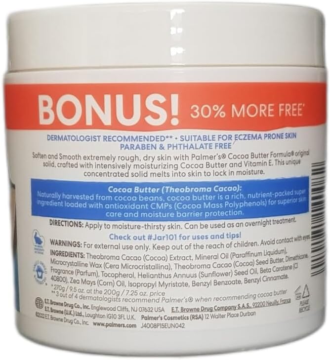 PALMER'S PALMERS COCOA BUTTER CREAM FORMULA 270g x 3  - Image 3