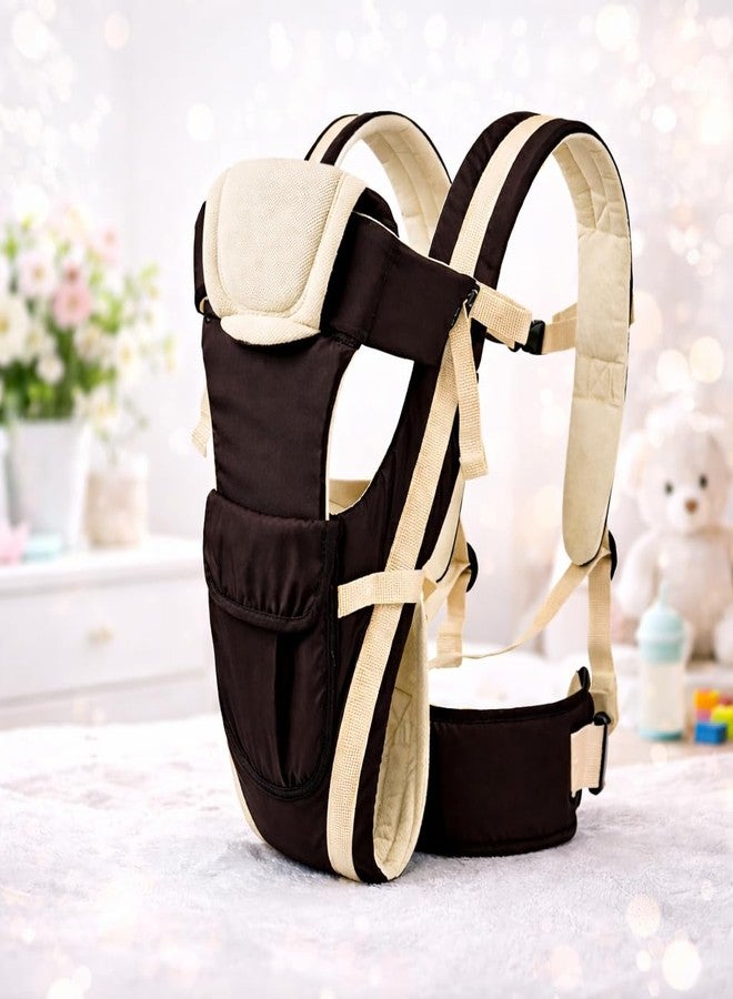 AEREX Adjustable Baby Carrier 4-in-1 Infant Carrier Baby Toddler Carrier for 4 to 24 Months Baby Honeycomb/Kangaroo Bag Toddler Carrier Body Holder Backpack - Image 1