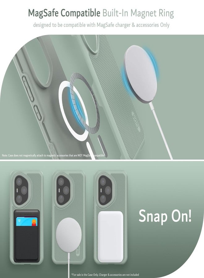توديا جراب TUDIA DualShield Grip مصمم لهاتف Honor 400 Pro 5G (2025)، [MergeGrip] جراب حماية متين مقاوم للصدمات ذو طبقتين من الدرجة العسكرية (أسود مطفي) - Image 3