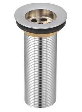 Generic King Sanitation 4 Inch Waste Coupling Full Threaded For Bathroom And Kitchen Sink Chrome Fnish Colour Silver 