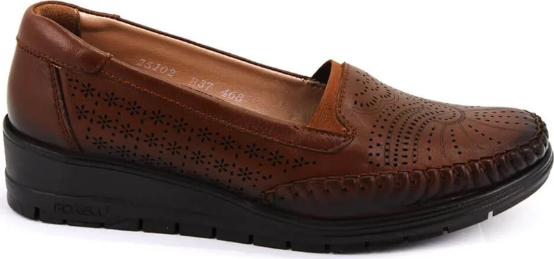 Forelli 25102 Women's Glazed Casual Leather Shoes