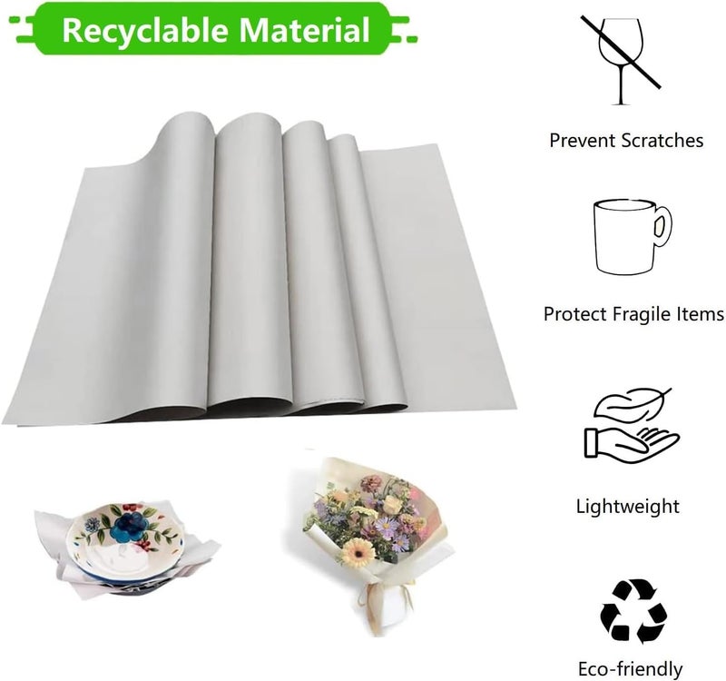 WAUPPY Newsprint Packing Paper Sheets for Moving, Shipping, Box Filler, Wrapping and Protecting Fragile Items 7.8 Lbs (300 Sheets, 26” x 15”) - Image 3