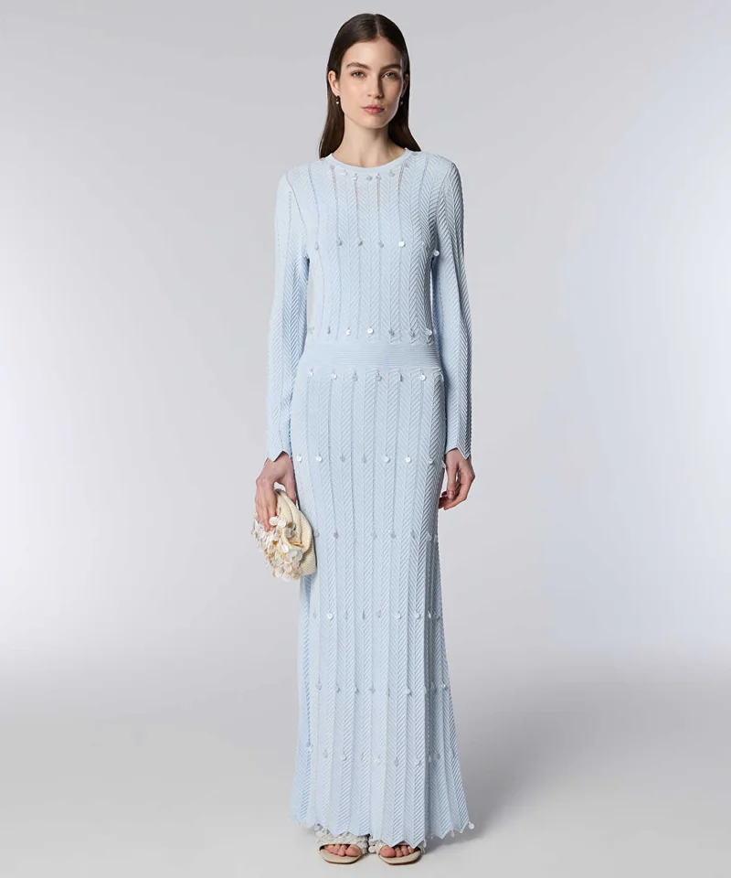 Ipekyol Sequin-Embellished Knit Dress