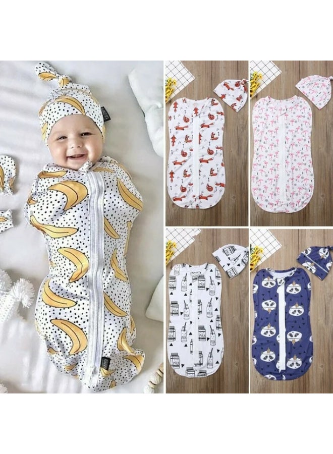 MiniMe Infant Swaddle Blanket Bag | 9-12 Months | Blue | Cotton | Designed For Safe & Comfortable Sleep | Soft & Breathable Fabric | Easy & Secure Swaddling | Lightweight & Portable | Unisex - Image 4