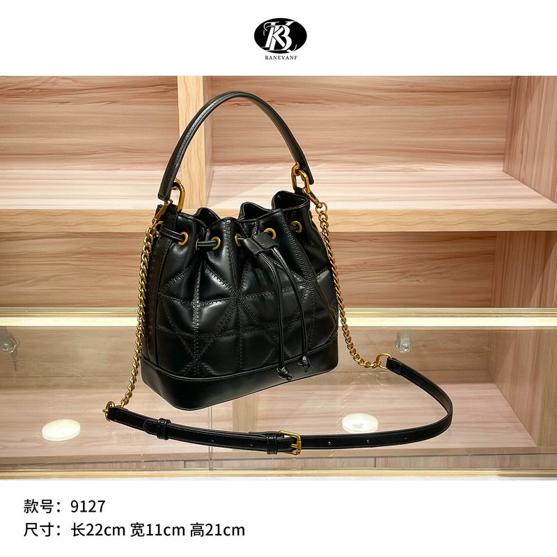 Banevanf Princess Bani Arrival Rhombic Portable Bucket Bag Women'S All-Match Chain Crossbody Shoulder Bag - Image 4