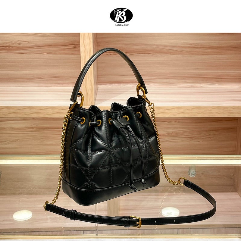 Banevanf Princess Bani Arrival Rhombic Portable Bucket Bag Women'S All-Match Chain Crossbody Shoulder Bag - Image 3