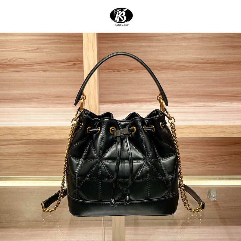 Banevanf Princess Bani Arrival Rhombic Portable Bucket Bag Women'S All-Match Chain Crossbody Shoulder Bag - Image 2