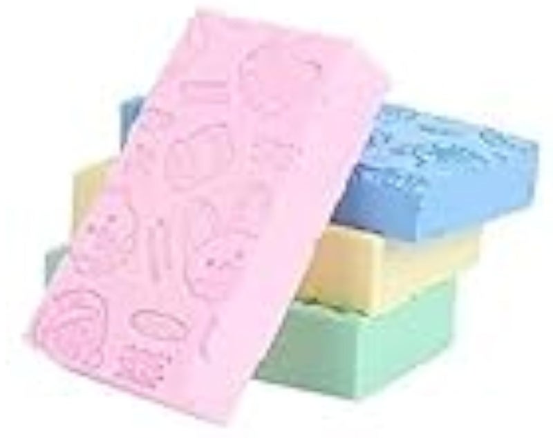 Bath Loofah Exfoliating Dead Skin From Body Set Of 4 Pieces - Multi Color