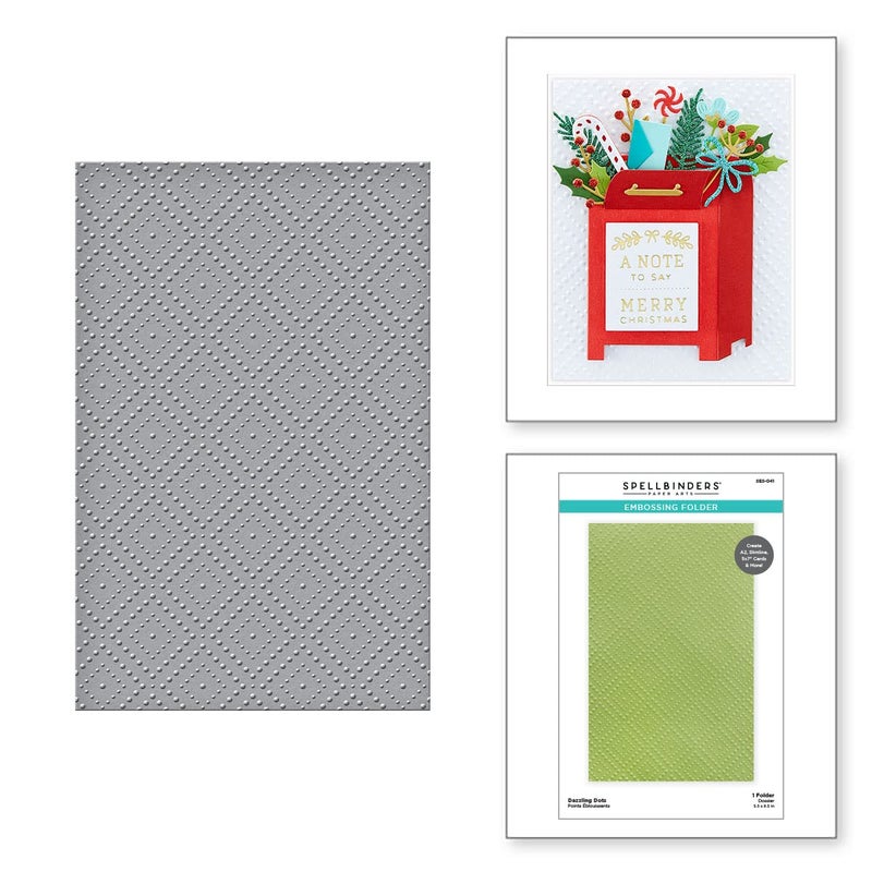 Spellbinders Embossing Folder Dazzling Dots