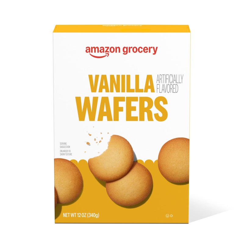 Amazon Grocery, Vanilla Wafers, 12 Oz (Previously Happy Belly, Packaging May Vary) - Image 1