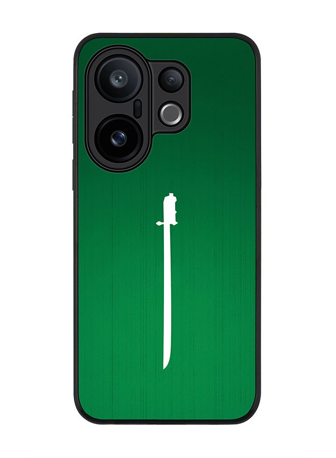 Stylizedd For vivo X200 FE / S30 Pro mini Case,Slim fit Camera Protection, Shockproof Thin Phone cover  - Sword Of Saudi