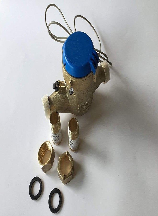 DAE C-75NL Pair of 3/4" NSF61 NonLead Water Meter Couplings, 3/4" Male NPT, 1" Female NPSM - Image 4