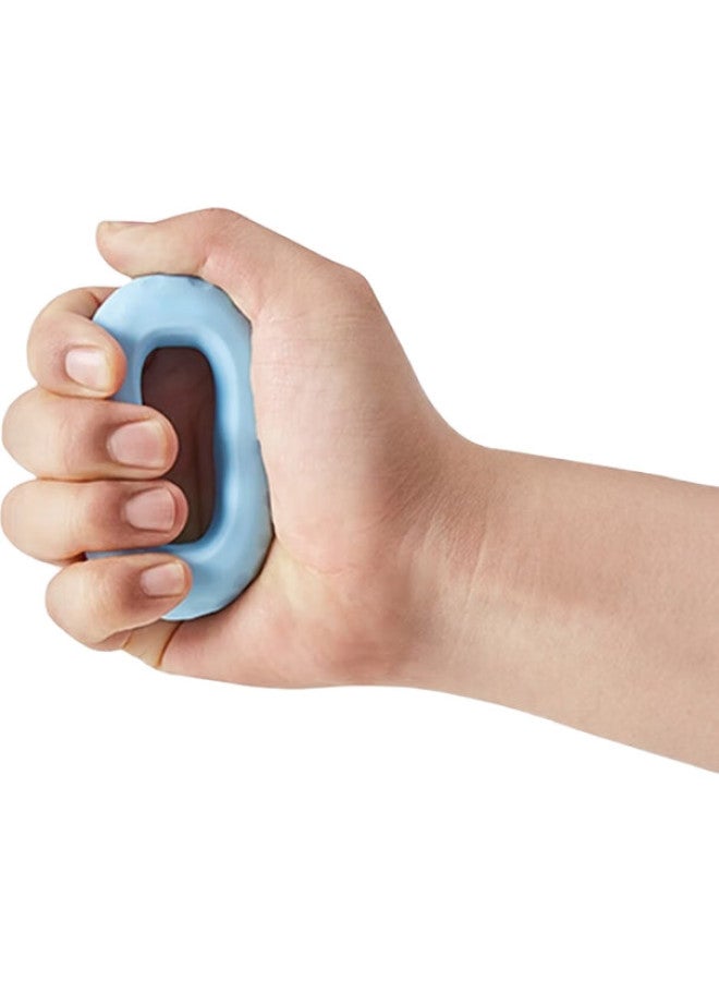 Keep Silicone Grip Ring 40-50 Lbs, Finger Rehabilitation Training Hand Strength Tire Grip For Men And Women, Small Arm Fitness Portable Compact, Rock Gray - Image 3