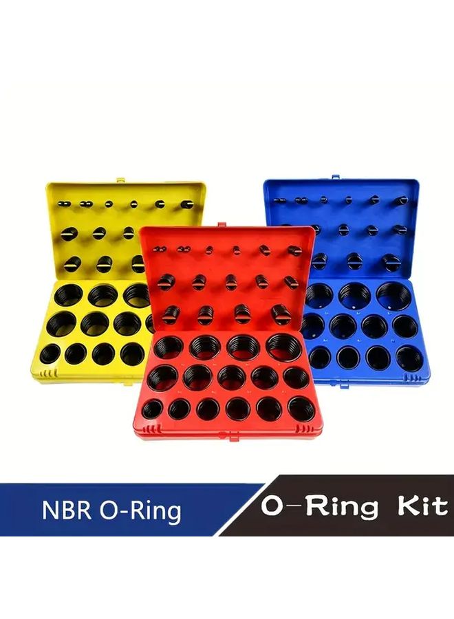 حلقة ختم O المصنوعة من NBR الأزرق، حشية مطاطية مقاس 30، عدة حلقات دائرية مطاطية في صندوق - Image 1