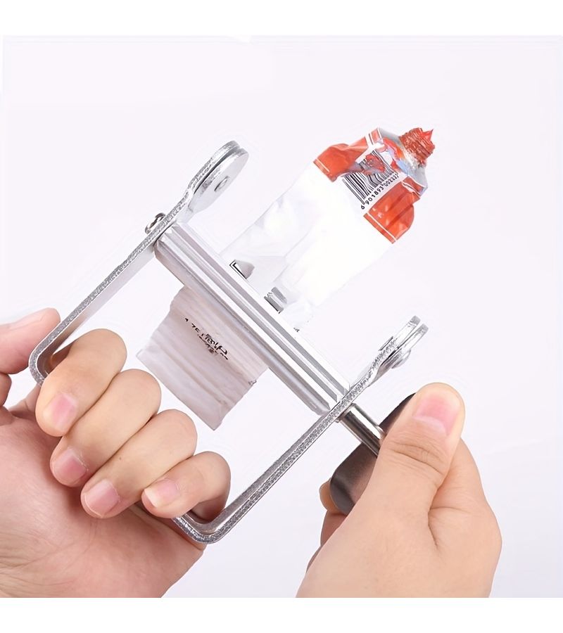 Metal Manual Cream Squeezer 1pc Clip For Toothpaste Paint Glue Sample - Image 2