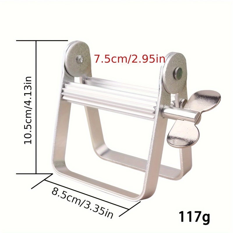 Metal Manual Cream Squeezer 1pc Clip For Toothpaste Paint Glue Sample - Image 3