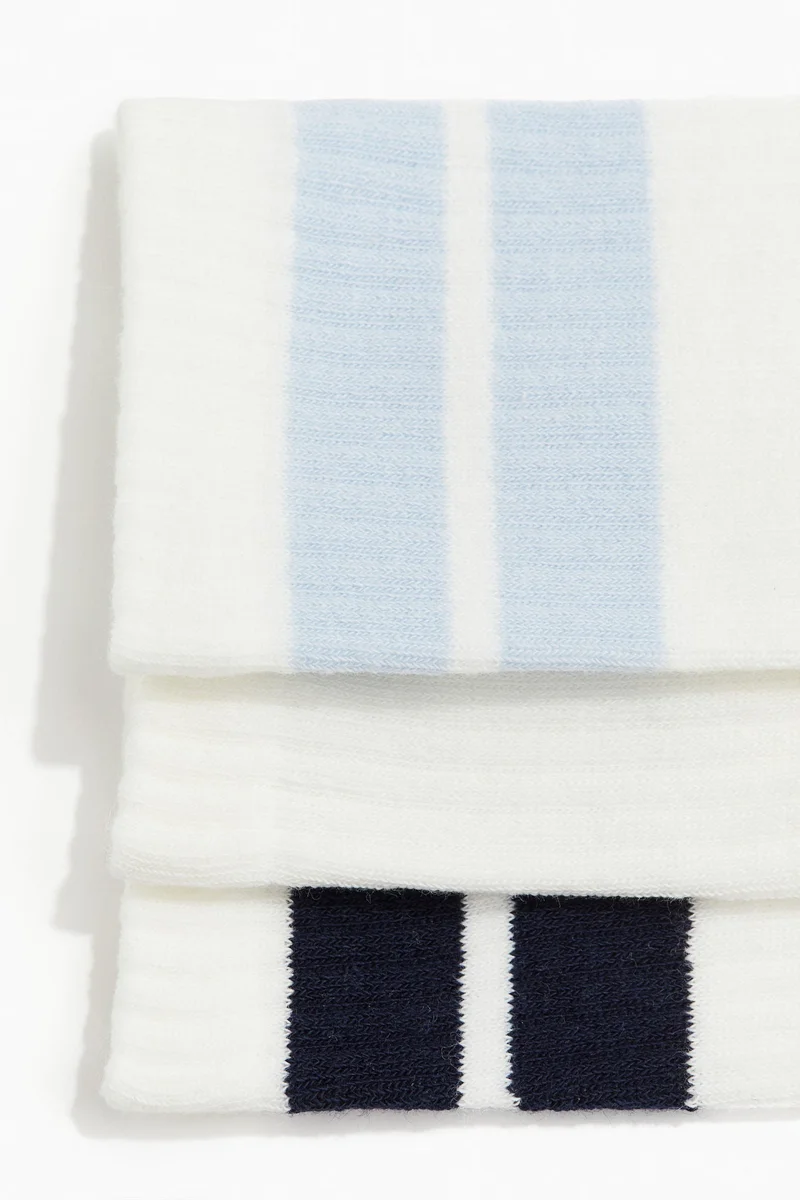 H&M 5-Pack Ribbed Socks