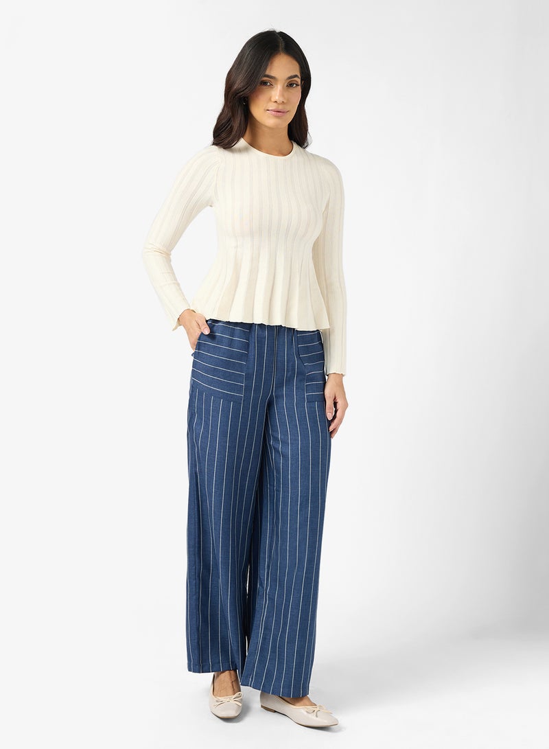 VERO MODA ODETTE NW WIDE TROUSERS - Image 4
