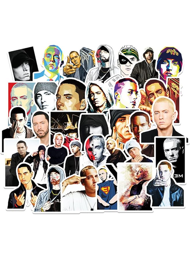 Zaboon Cute Vinyl Waterproof Sticker, 50-Piece - Image 1