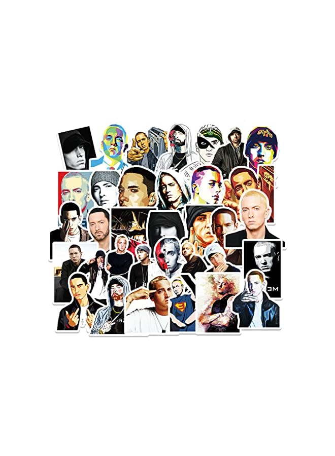 Zaboon Cute Vinyl Waterproof Sticker, 50-Piece - Image 2