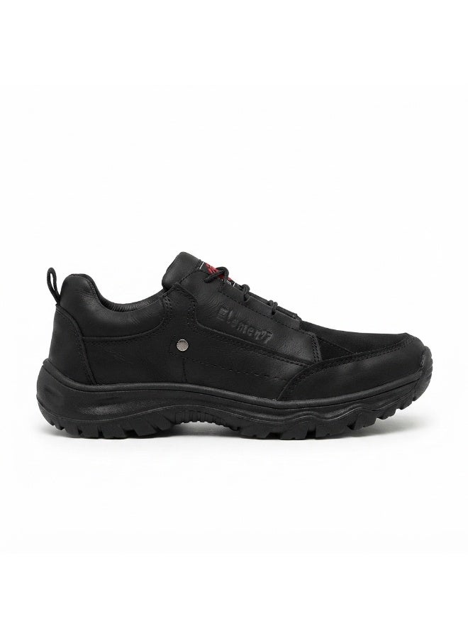 Men’S Casual Lace-Up Sneakers With Rugged Textured Sole – Practical Everyday Shoes For Walking, Work, Travel And Outings - Image 4