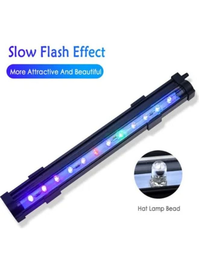 LED 7 Colors Change Aquarium Light Fish Bowl Submersible Light Air Bubble Lamp - Image 3