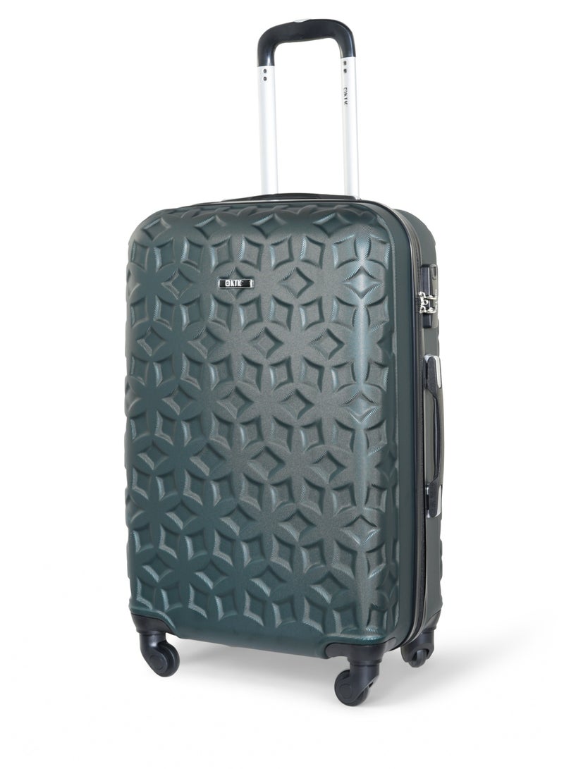 KTMC 3-Piece ABS Luggage Set 20/24/28 inches Carry-On & Checked Suitcases, KTMC-9191 Blackish Green - Image 5