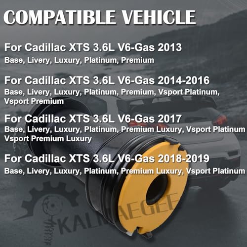 Kalmaegee 2PCS Rear Air Spring Kits Air Suspension Bags Replacement for Cadillac XTS 3.6 V6 2013-2019 84104205 22907781 23116448 23126011 - Image 2