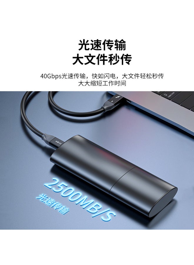 Jinghua Usb4 Data Cable Thunderbolt 3 Pd100w Fast Charging Cable 40gbps Rate 8k Screen Projection Data Cable - Image 3
