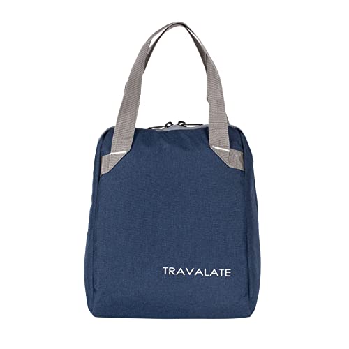 TRAVALATE Insulated Lunch Bag for Men Women - Leakproof Lunch Box for Kids Office Work School Picnic - Reusable Soft Cooler Tote Bag Lunch Bag (Navy Blue) - Image 1