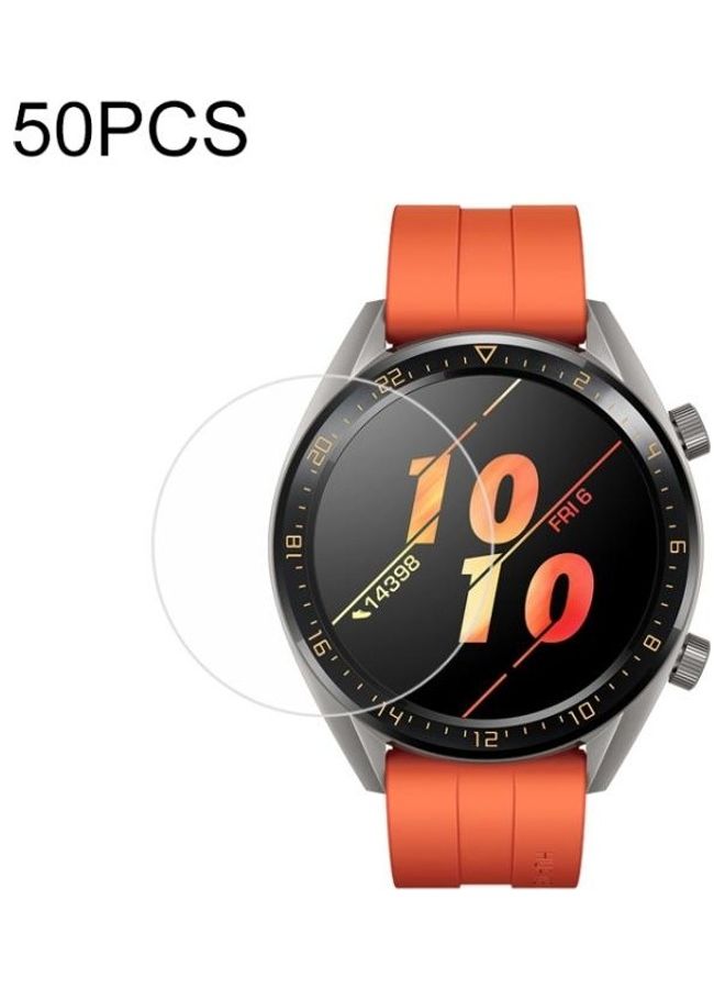 BGM 50-Piece Tempered Glass Films For Huawei Watch 3 Clear - Image 1
