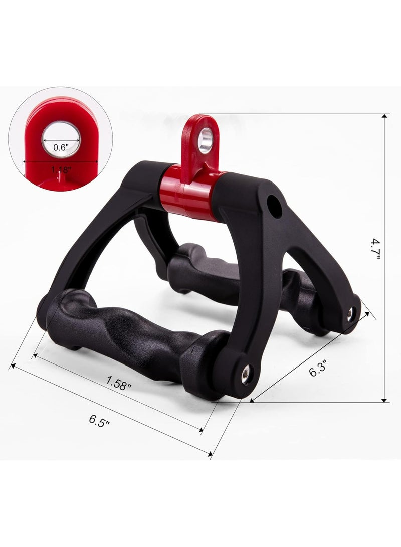 أوزيغالور ملحقات آلة الكابلات على شكل V للصالة الرياضية المنزلية، مقابض تمارين شديدة التحمل، أشرطة مقاومة، مقابض تمارين اليد - Image 3