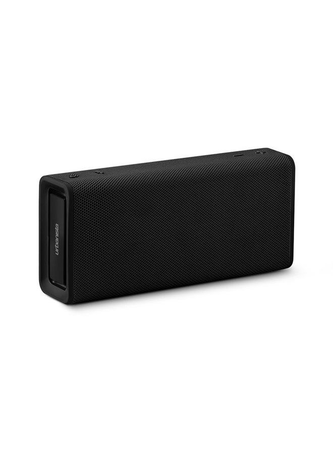 Urbanista Bluetooth 5.3 Speaker, Portable Wireless Speaker with Second System Pairing for Stereo Playback, 60H Playtime, IPX5 Water Resistant, USB C Charging, Brisbane Plus, Midnight Black  - Image 1