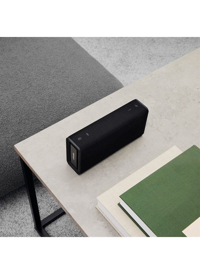 Urbanista - Bluetooth 5.3 Speaker, Portable Wireless Speaker with Second System Pairing for Stereo Playback, 60H Playtime, IPX5 Water Resistant, USB C Charging, Brisbane Plus, Midnight Black - Image 1