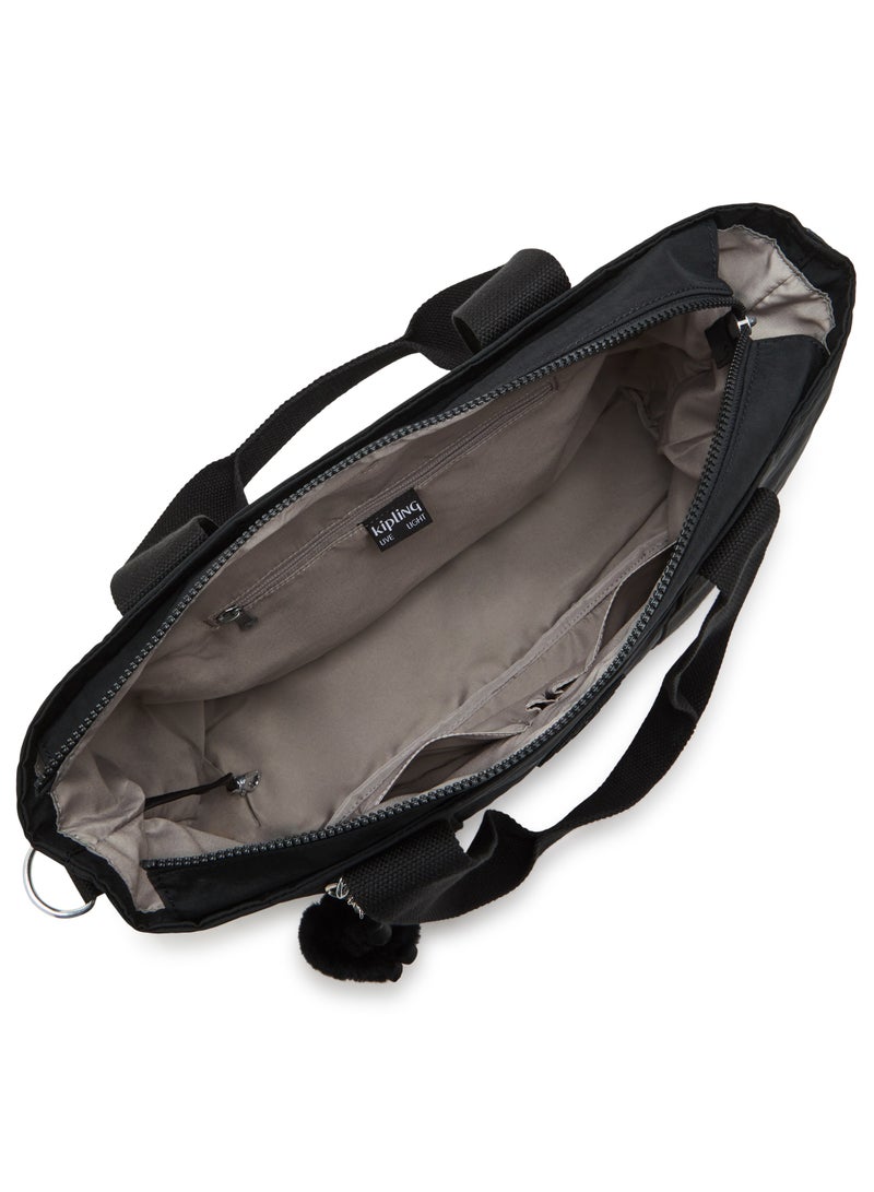kipling Minta L Black Noir Large Tote Black  - Image 3
