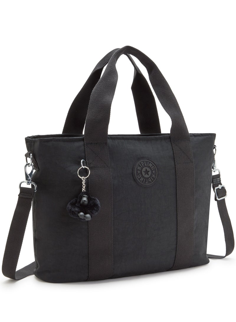 kipling Minta L Black Noir Large Tote Black  - Image 5