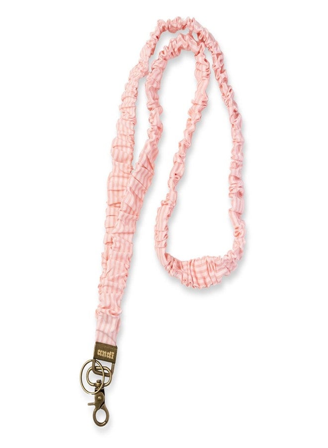 ANDI Neck Lanyard For Women - Scrunchie Cute Lanyard for Keys, Id Card Holder, Wallet - Aesthetic Long Lanyard (Lovely Stripes) - Image 1