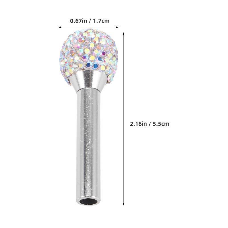 4pcs Car Door Lock Pin - Rhinestone Zinc Alloy Car Door Lock Knobs Vehicle Upgrades - Decorative Pull Pins For Suv Truck & Interior Accessories - Image 4